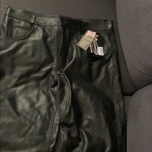 Men’s leather pants size 40 waist